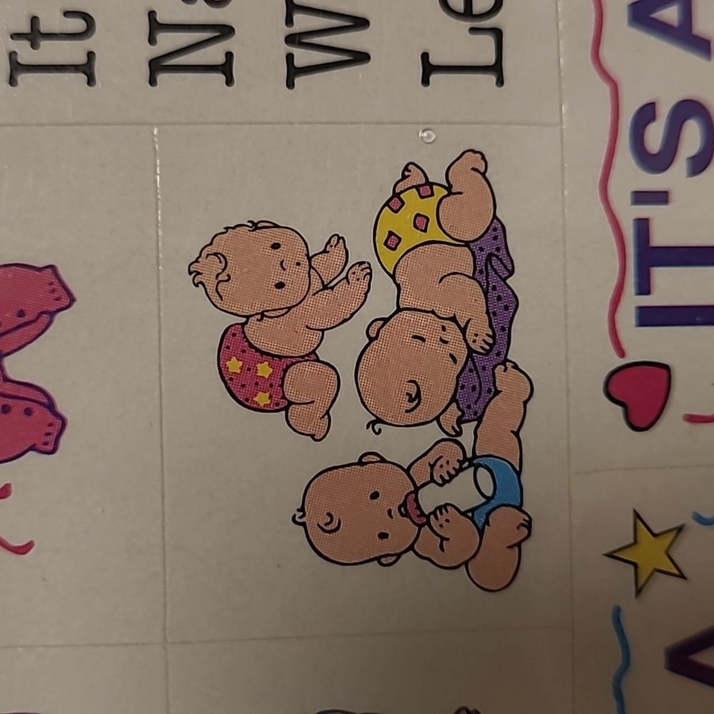 NIP For the New Baby Rubber Stamps - Picture 7 of 16